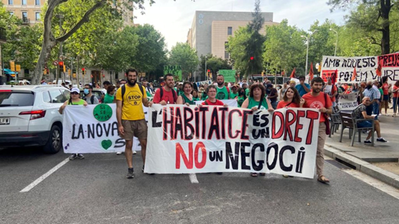 Manifestació Històrica per l’habitatge